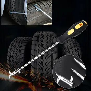 

Spot Car Motorcycle Tire Care Cleaning Hook Grooves-Stones Cleaner Repair Tool Anti-skid Car Styling