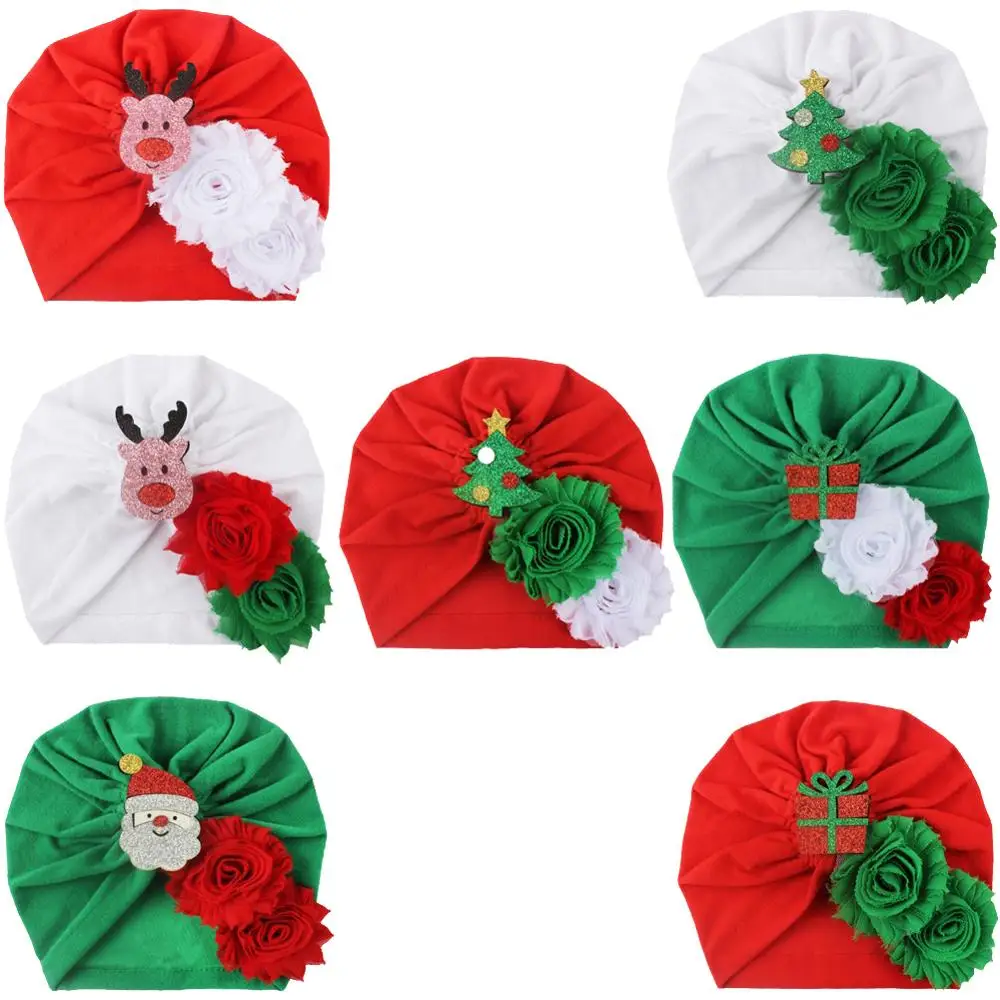 

1PCS Infant Soft Beanie Celebrate Christmas Hat Suitable For Boy And Girl Between 1 To 4 Years Old Santa Claus Christmas Gift