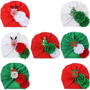 

1PCS Infant Soft Beanie Celebrate Christmas Hat Suitable For Boy And Girl Between 1 To 4 Years Old Santa Claus Christmas Gift
