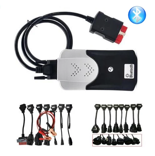 2021 Obdii Obd2 Scanner Bluetooth Vd Ds150e Cdp 2017.R3 Keygen For Diagnostic Tools +8pcs Car Cables+8pcs Truck Cables | Автомобили и