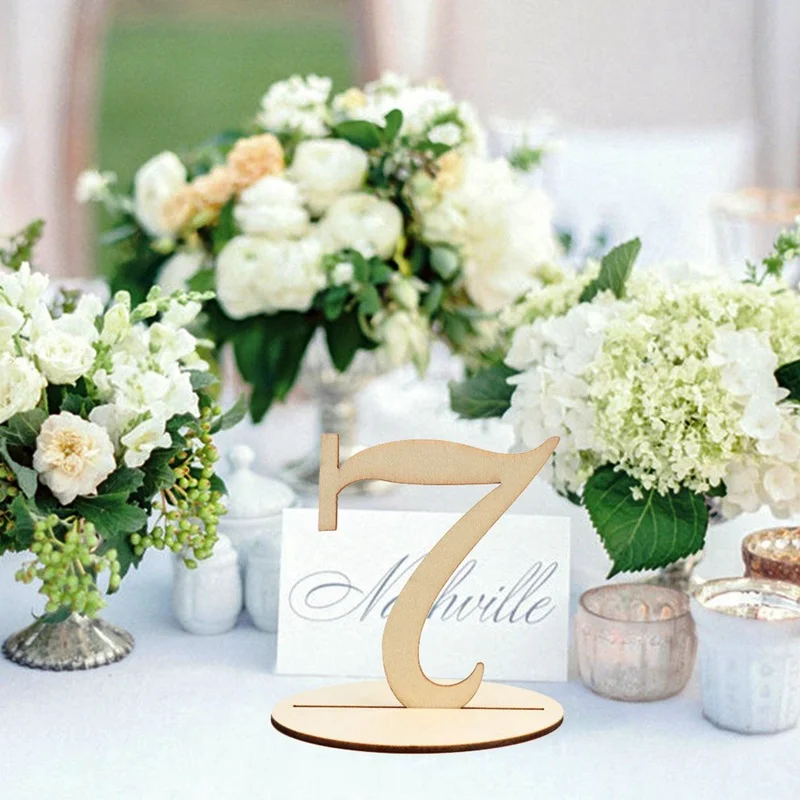 DIY Place Table Card Holder Stand Clip Supply Wooden Place Card Wedding Party Event Decoration Decor Unique