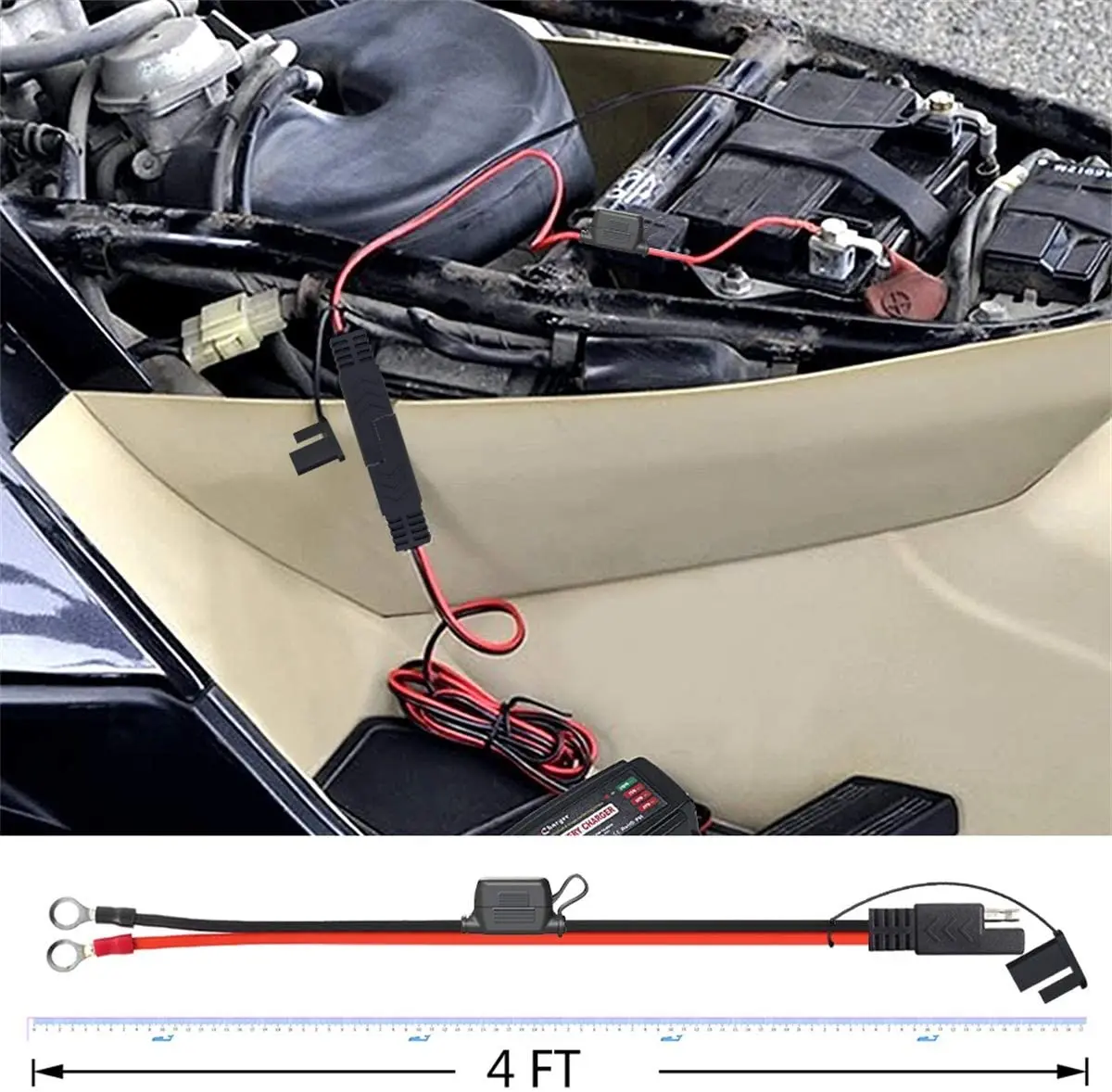 Рисунок 6 - 12 В кольцевой терминал SAE к соединительному