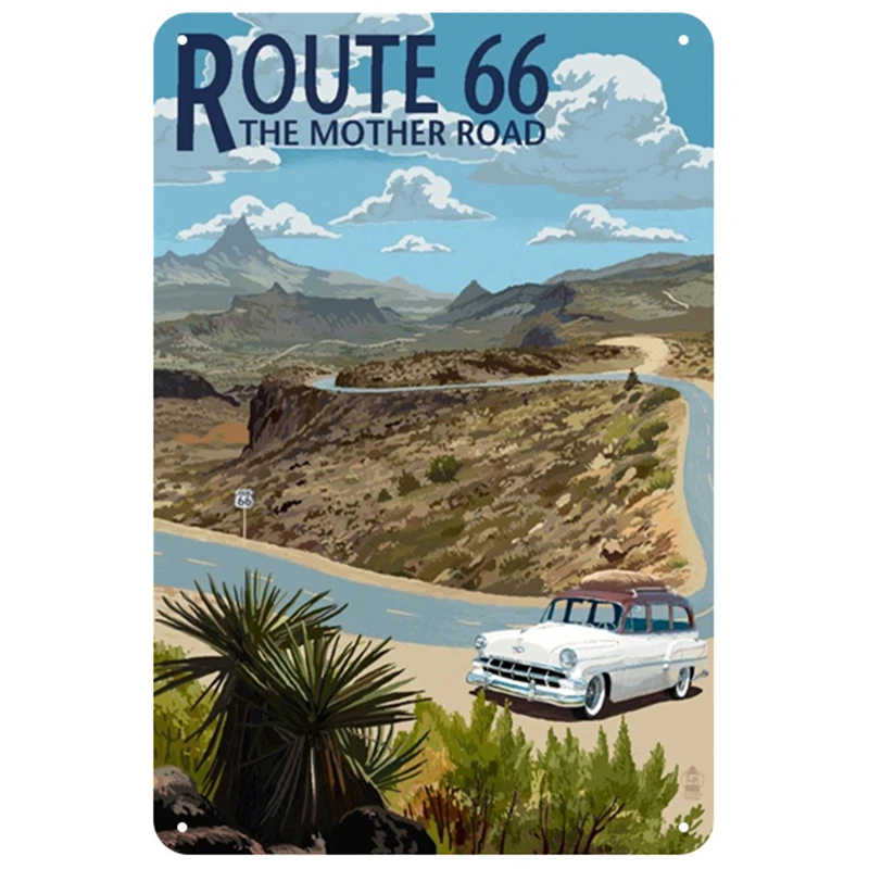 Route 66 табличка металлическая винтажная жестяная вывеска Pin Up потертый шик Декор винтажные металлические знаки украшение бара металлический плакат для паба металлическая пластина - Цвет: 11