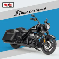 1:12 2017 дорожный король специальная модель Maisto автомобиль металлический литой под давлением модель спортивный гоночный мотоцикл модель
