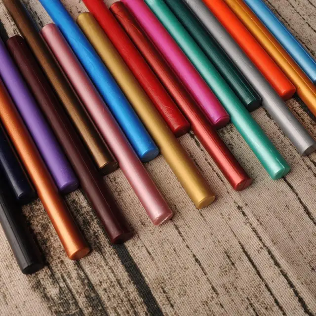 100Pcs Sealing Wax Beads Mixed Color Seal Stamp Material For Seal Scrapbook  Wedding Party Cards DIY Gifts WrappingDecor