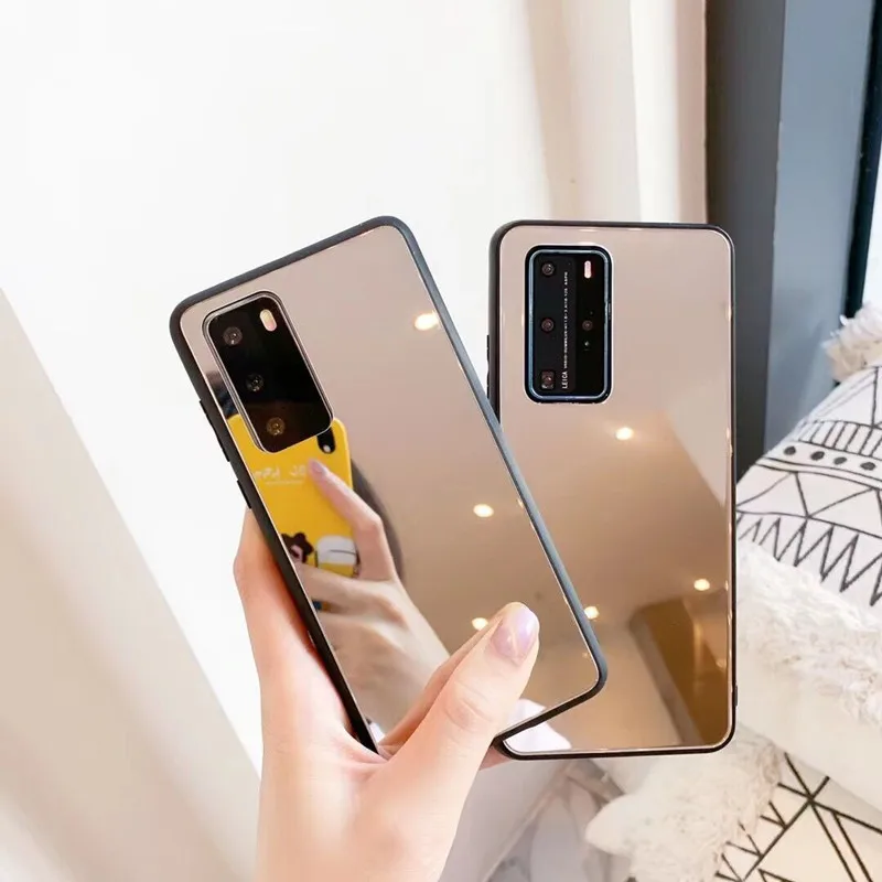 Чехол для телефона девушек с зеркалом макияжа Xiaomi Mi 10T 11i 11 Lite Poco M3 F1 F2 F3 Redmi Note 10 10S 9S