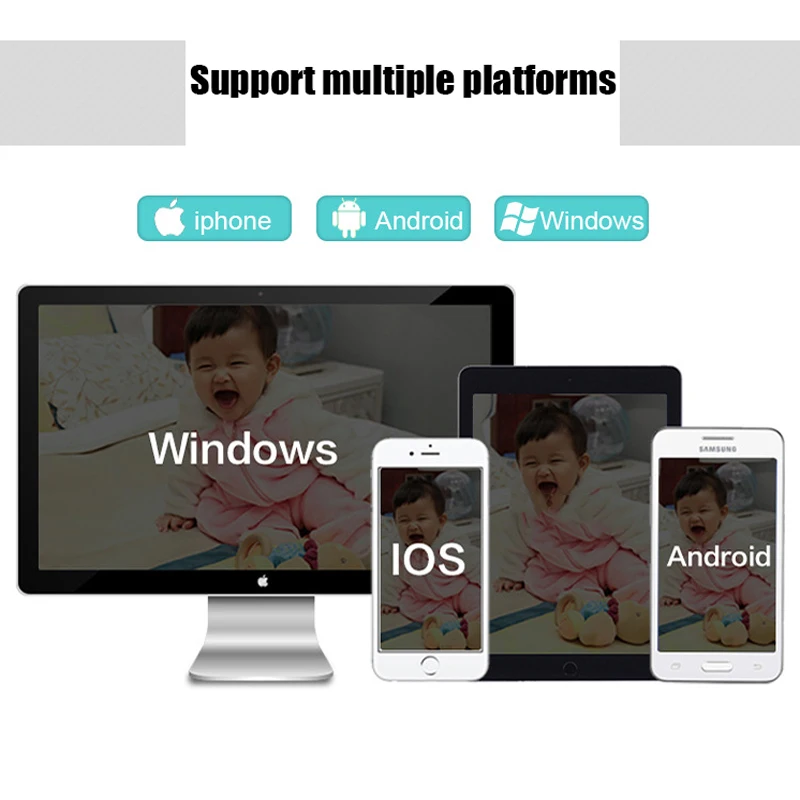Беспроводная IP камера для домашней системы видеонаблюдения 720P|Подставки ТВ| |