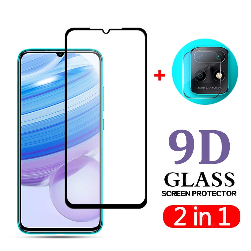 2in1 Screen Protector For Xiaomi Redmi 10X Pro Note 9 9S Glass HD