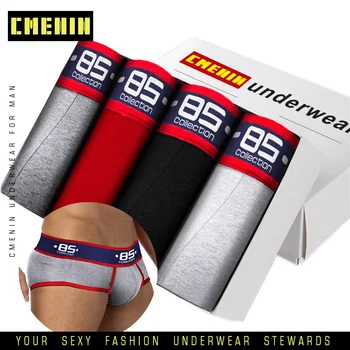 

4pcs/lot CMENIN Men's Panties Underpants Sexy Underwear Men Jockstrap Briefs Men Bikini Gay Men Underwear Male