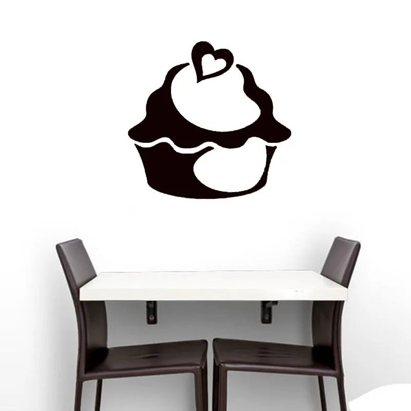 Pegatina De Pared WandSticker4U 'Corazón Del Hogar' - 54x37cm, Negro Con Utensilios