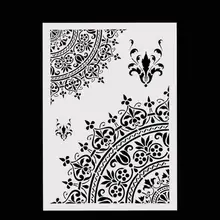 Plastic Wall Party Handcrafts Christmas Stamp Crown Embossing Scrapbooking Stencils Painting DIY Decorative(China)