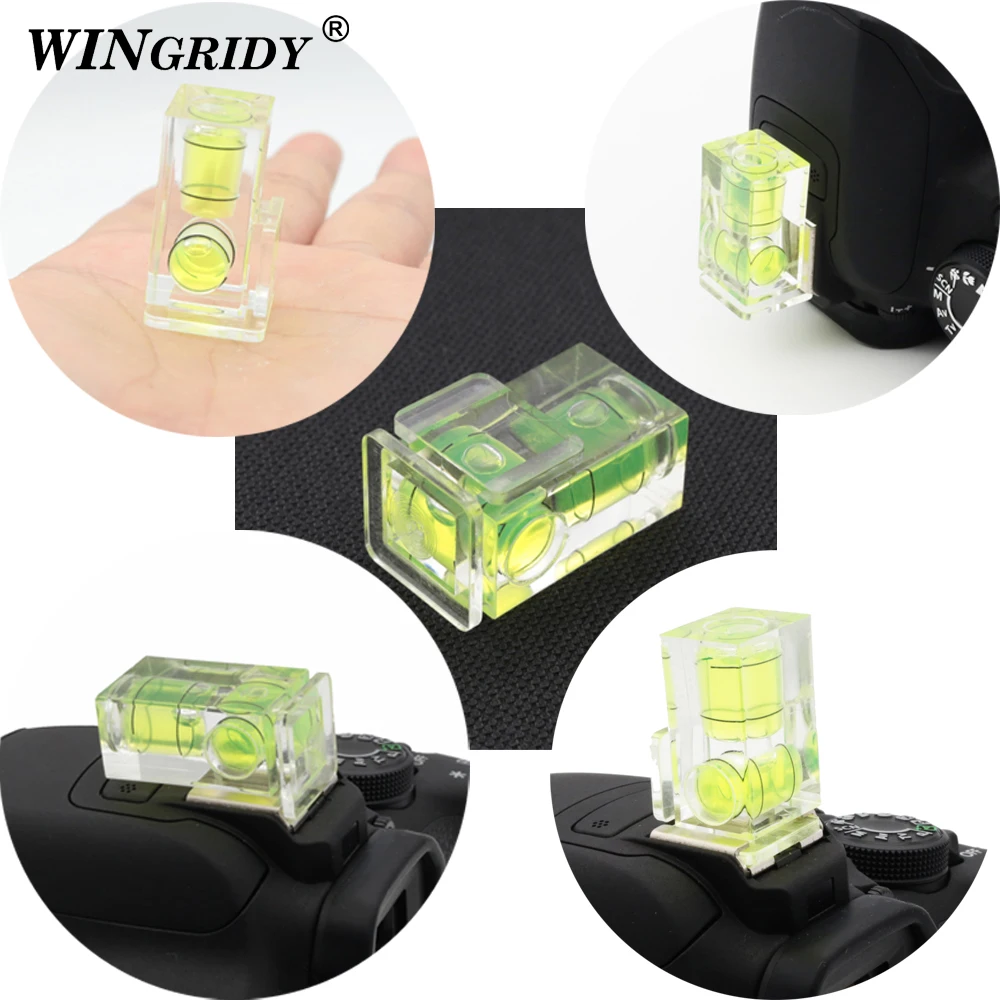 WINGRIDY 2 осевой пузырьковый уровень Камеры Вспышка Горячий башмак универсальная DSLR