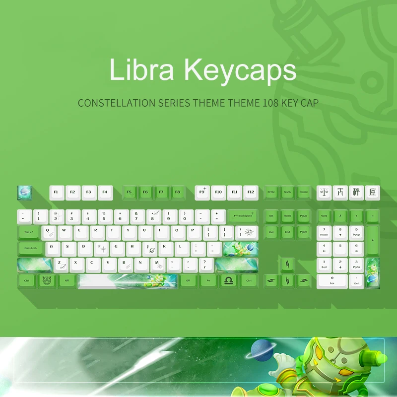 

Механическая клавиатура для игровых ПК Libra тема PBT 108