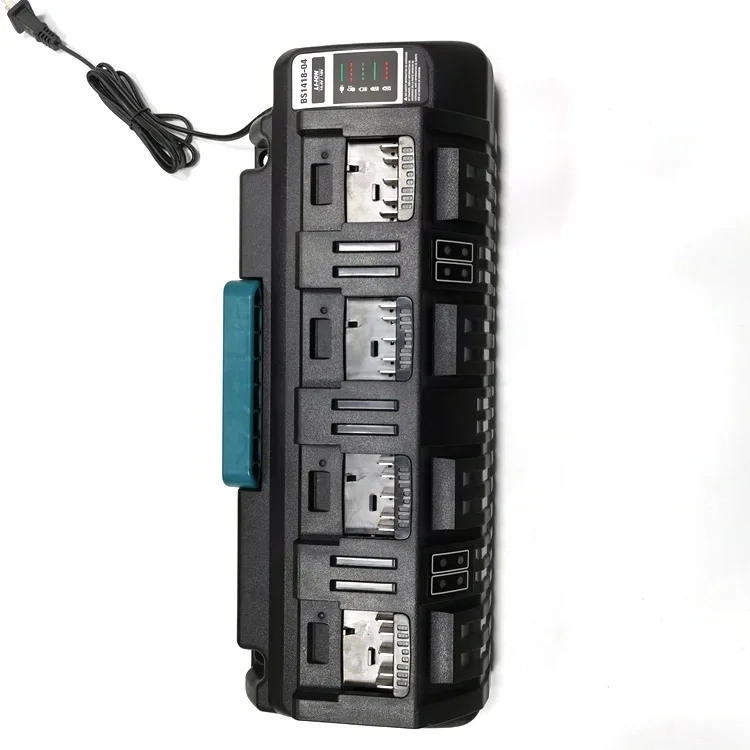 18V 4 Порты Dual USB Батарея Зарядное устройство для BOSCH14.4V зарядки BL1415 BL1815 BH1220 BH1222C BH1420 BH9020 BH9020A BH1427 BL1430