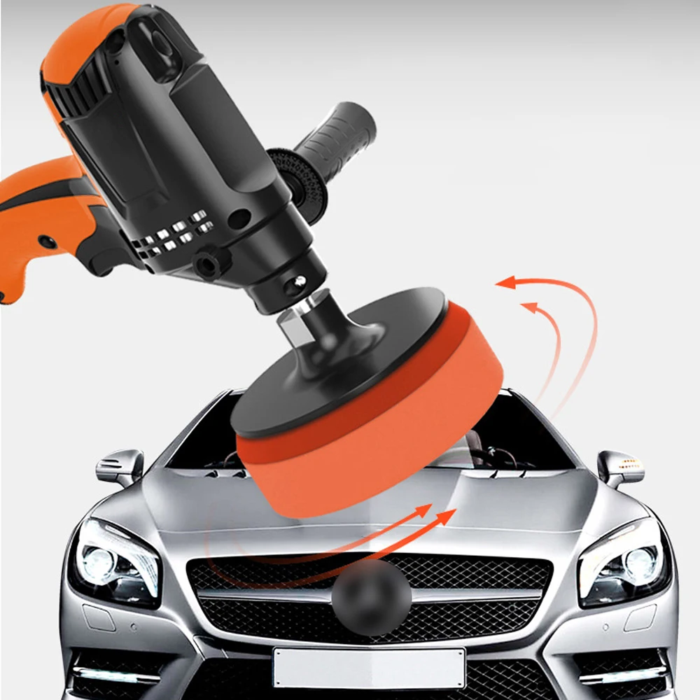

KKMOON 980W Multifunctional Six Gears Adjustable Speed Automobile Furniture Polishing Tool Car Electric Polisher Waxing Machine