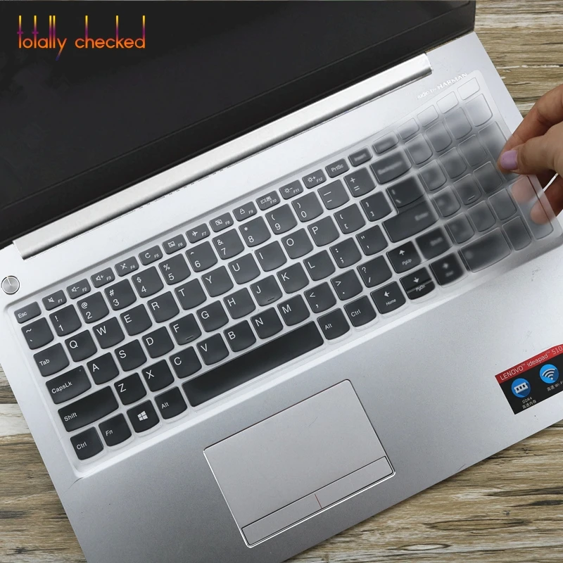 15 15,6 дюйма силиконовая ноутбук Тетрадь клавиатура кожного покрова протектор для lenovo IdeaPad 340C S540 15IWL S540-15IWL S 540 15 сут - Цвет: clear