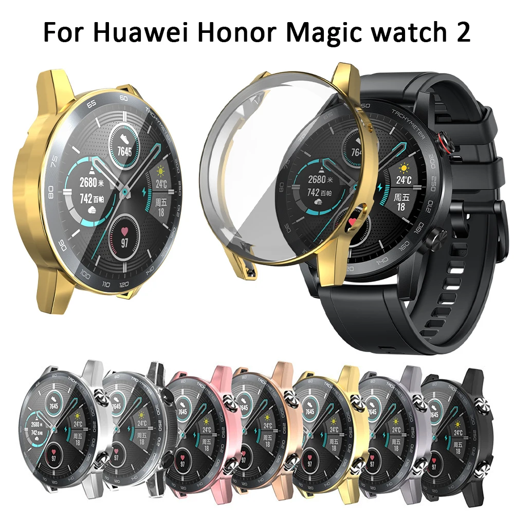 

Watch-case for Huawei Honor Magic watch 2 46mm TPU electroplating all-inclusive protective shell for Honor magic 2 accessories