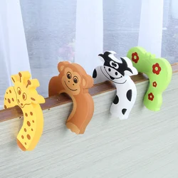 Accessoire pour protéger les enfants des portes ou tables,lot de 3 pièces en forme d'animaux de dessin animé pour enfants et bébés, objet pour protéger les doigts, 