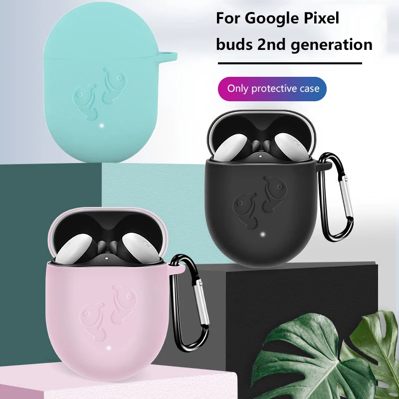 Для Google Pixel Buds 2 Наушники Модный мягкий чехол цветной защитный светящийся