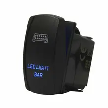 Barra de luz LED retroiluminada para interruptor basculante azul, para UTV Polaris RZR XP 900 1000 Ranger, nuevo interruptor de alta calidad
