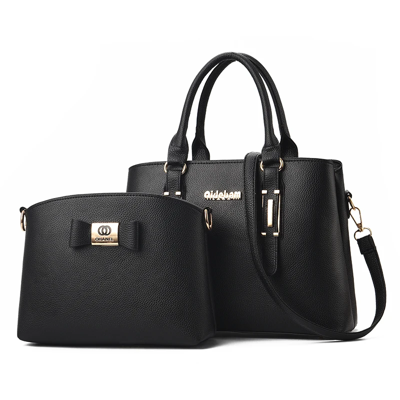 

Women Bag Fashion Casual Contain Two Packages Luxury Handbag Designer Shoulder Bags New Bags For Women 2019 Composite Bag Bolsos