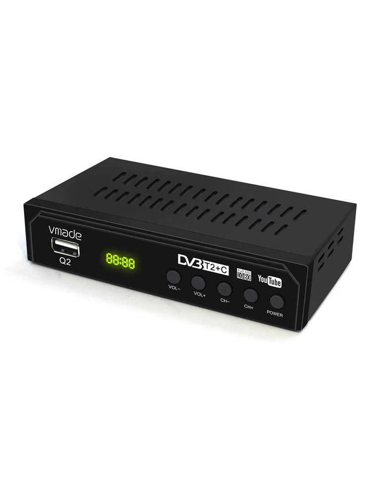 Vmade русский DVB C цифровой наземный ТВ приемник T2 тюнер MPEG 4 HD H.264 декодер тв