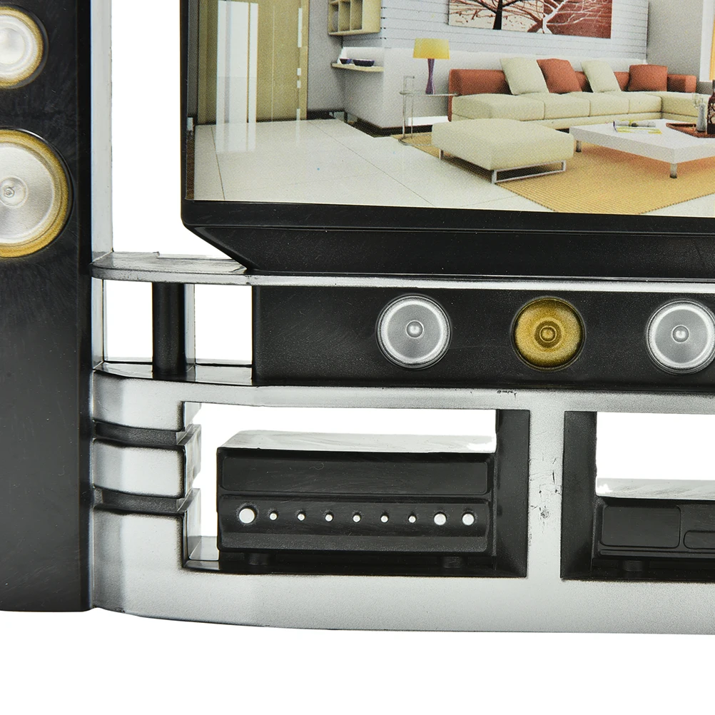 Детские игрушки мини Hi Fi 1:6 ТВ домашний кинотеатр шкаф набор комбо для кукольной