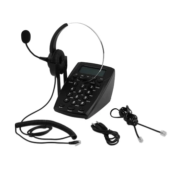 

Practical Business Call Center Dialpad Headset Telephone with Tone Dial Key Pad & Redial with Power Save Function