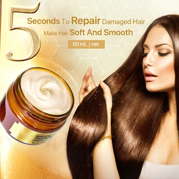 

60ml Advanced Molecular Hair Roots Treatment Repair Hair Bouncy Mask Essence Deep Nourishing For Hair Root Hair Strengthen