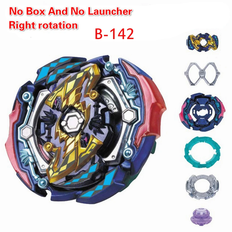 Стиль B144 B143 b145 бэйблэйд Топы пусковые устройства Beyblade Burst игрушки Bables Fafnir металлический волчок Bey Blade лезвия игрушки - Цвет: B142 no Launcher