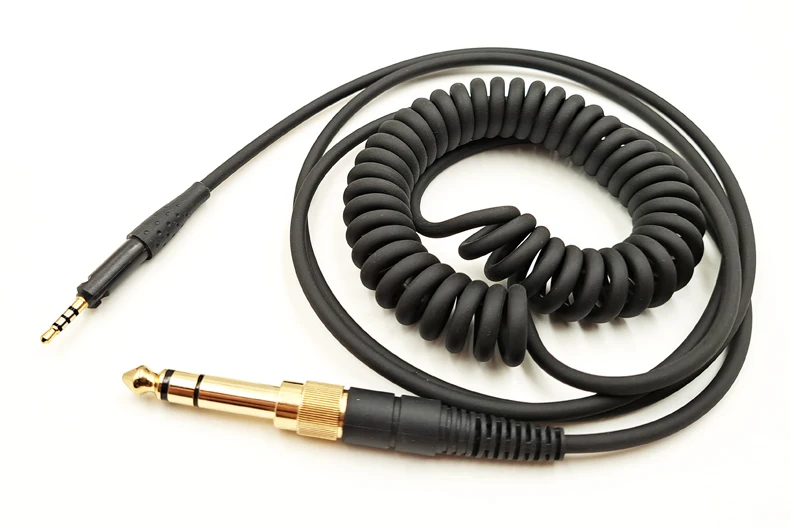 New!!! 300cm Coiled Spring Audio Cable For Austrian Audio Hi-X15 Hi-X65 Hi-X50 X55 Headphones