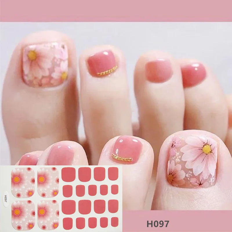 

22pcs/set Colors Nail Stickers DIY Nail Art Decals Plain Stickers Self Adhesive Nail Sticker Wraps Decorations for Beauty