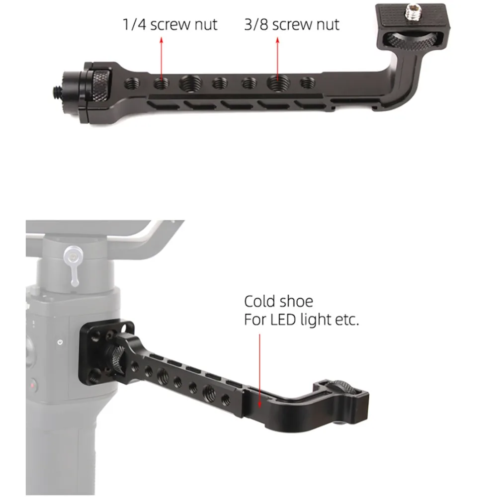 Gimbal Monitor Display Halterung für DJI Ronin S SC Zhiyun WEEBILL Handheld Stabilisator Video Licht Mikrofon ColdShoe Schraube – Detail 40