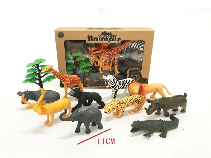 

Model Animal Toy Set Elephant Model Wild Animal Static Plastic Toys Children'S Educational Early Educational Teaching Aid