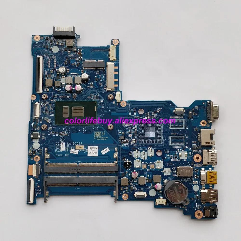 

Genuine 909211-001 909211-601 CDL50 LA-D707P UMA i7-7500U CPU Laptop Motherboard Mainboard for HP 250 G5 NoteBook PC