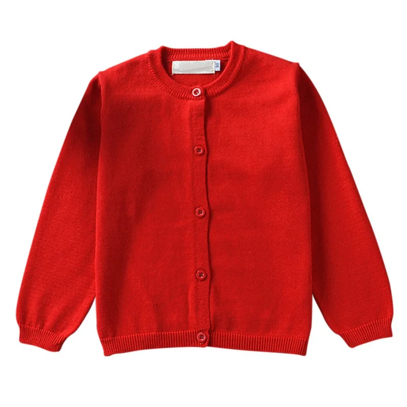 Осенне-зимний свитер из искусственного меха куницы для маленьких мальчиков и девочек, повседневный однотонный теплый удобный свитер - Цвет: Красный