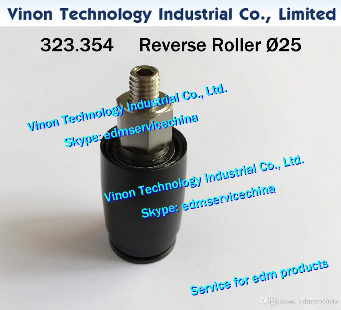 

323.354 Ø25mm/2° edm Reverse Roller A517. deflection pulley d=25mm for Agie AC170-AC370 machine edm 418.124.4, 323.354.1, 323354