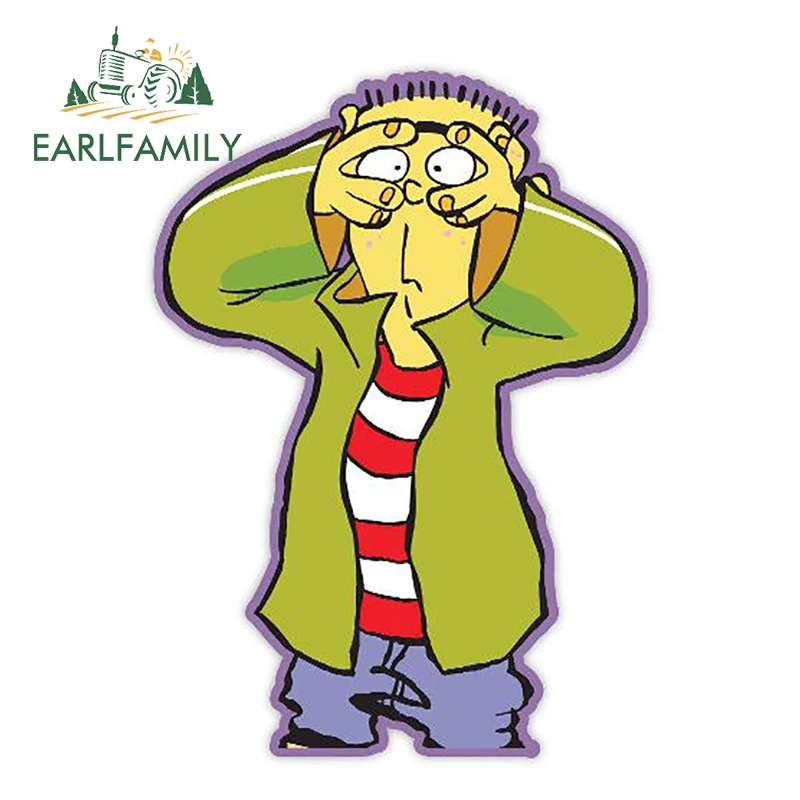 EARLFAMILY 13 см X 9 3 Ed Edd n Eddy (Ed) переводная картинка Забавный стиль автомобиля