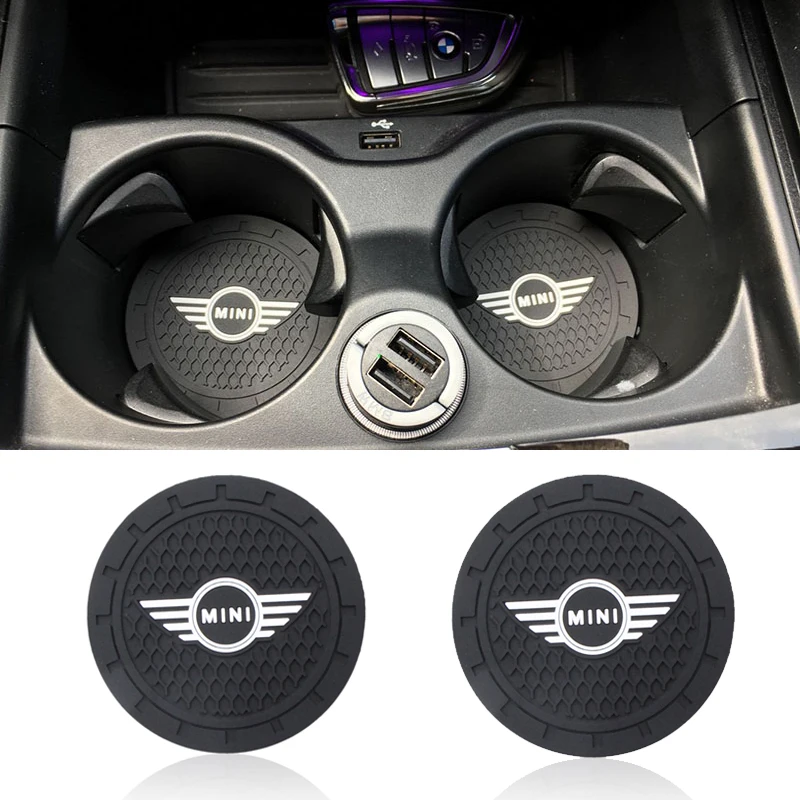 

Car Cup Non-slip Pad Lamp Glass Holder Mat Pad Bottle Integrated Auto Styling for Mini COOPERs S R50 R53 R56 R60 F55 F56 R57