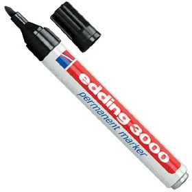 

Edding 3000 black permanent marker