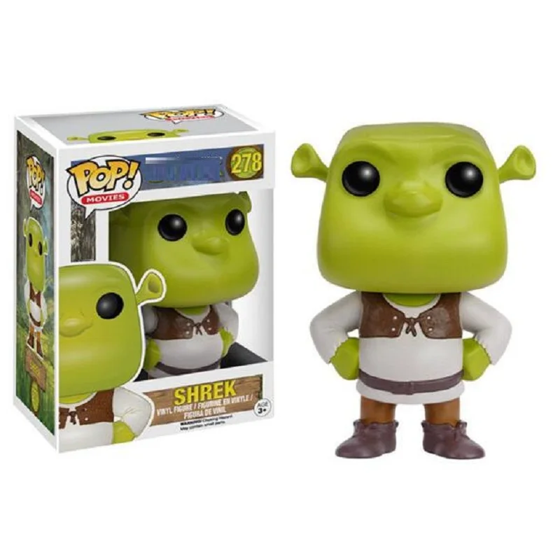 Funko поп фильмы Шрек 278 # виниловые экшн-игрушки Фигурки игрушки милые аниме