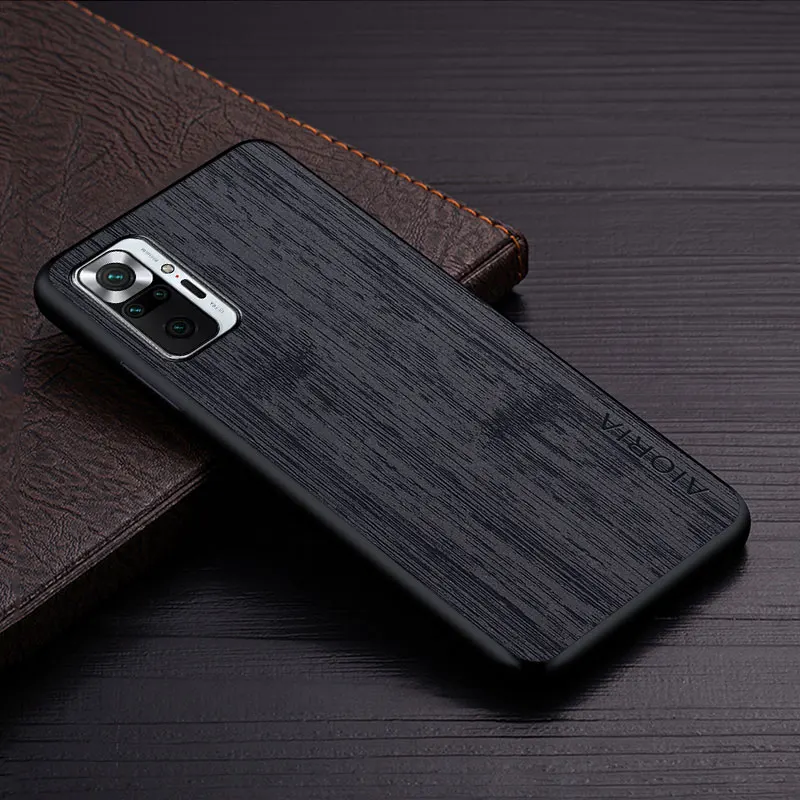 Case for Xiaomi Redmi Note 10 Pro 10T 5G 10S funda bamboo wood pattern Leather cover Luxury coque for redmi note 10 pro case leather wallet case,leather case,phone case,leather phone case