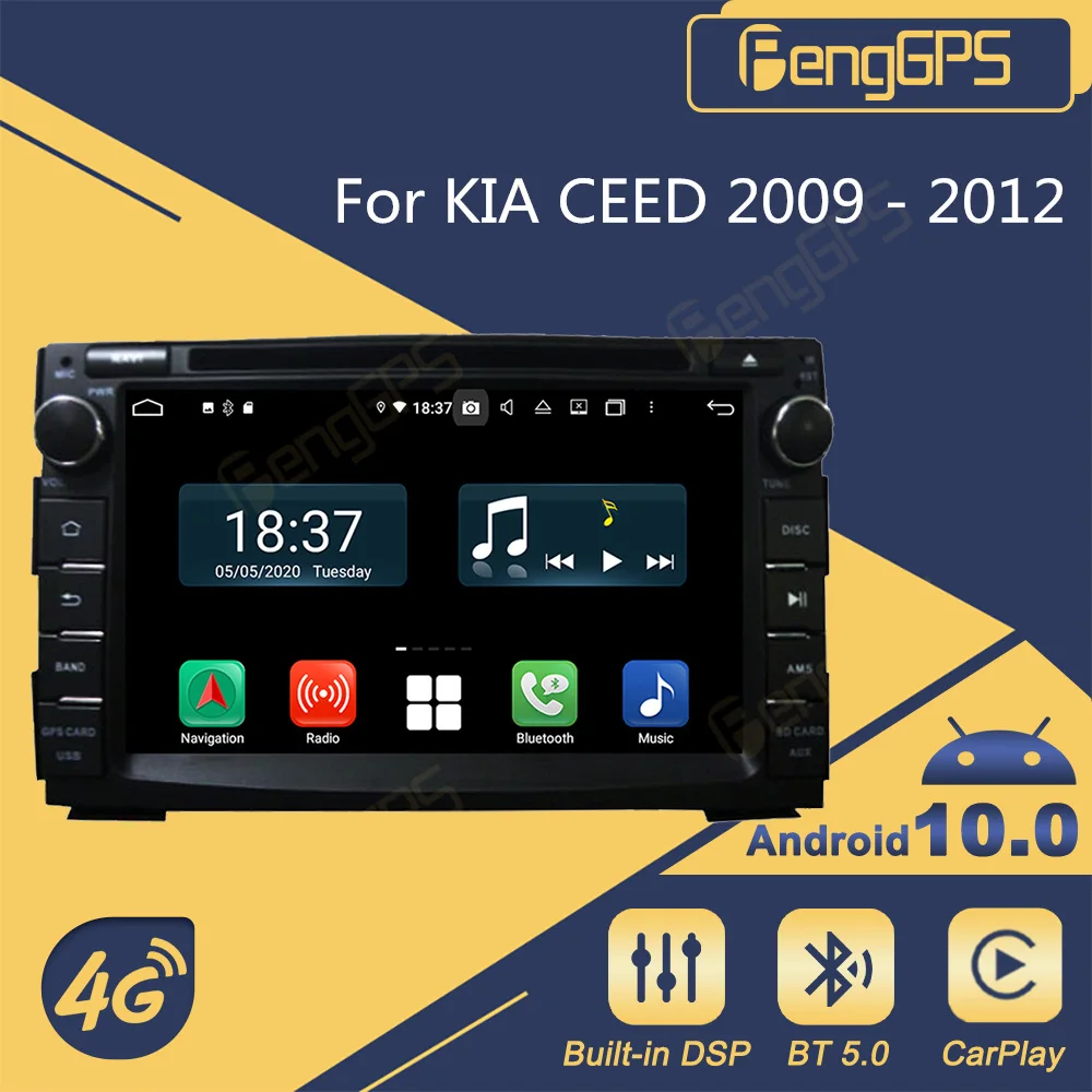 Car Stereo 2 Din Android Autoradio For KIA CEED 2009 - 2012 ​Radio Receiver GPS Navigator Multimedia DVD Player Head Unit | Автомобили и