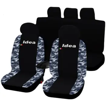 

COPRISEDILI FIAT IDEA FODERE AUTO SEDILI BICOLORE NERO - MIMETICO BLU