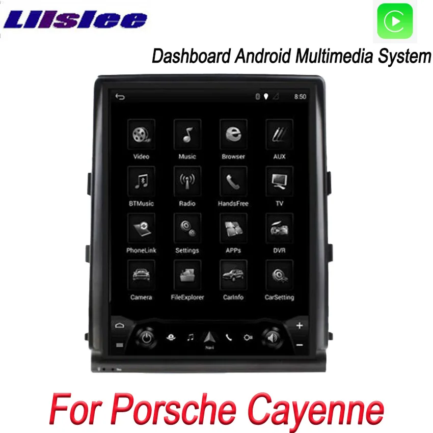 Liislee 2 din Android для Porsche Cayenne большой экран Автомобильный мультимедийный плеер GPS