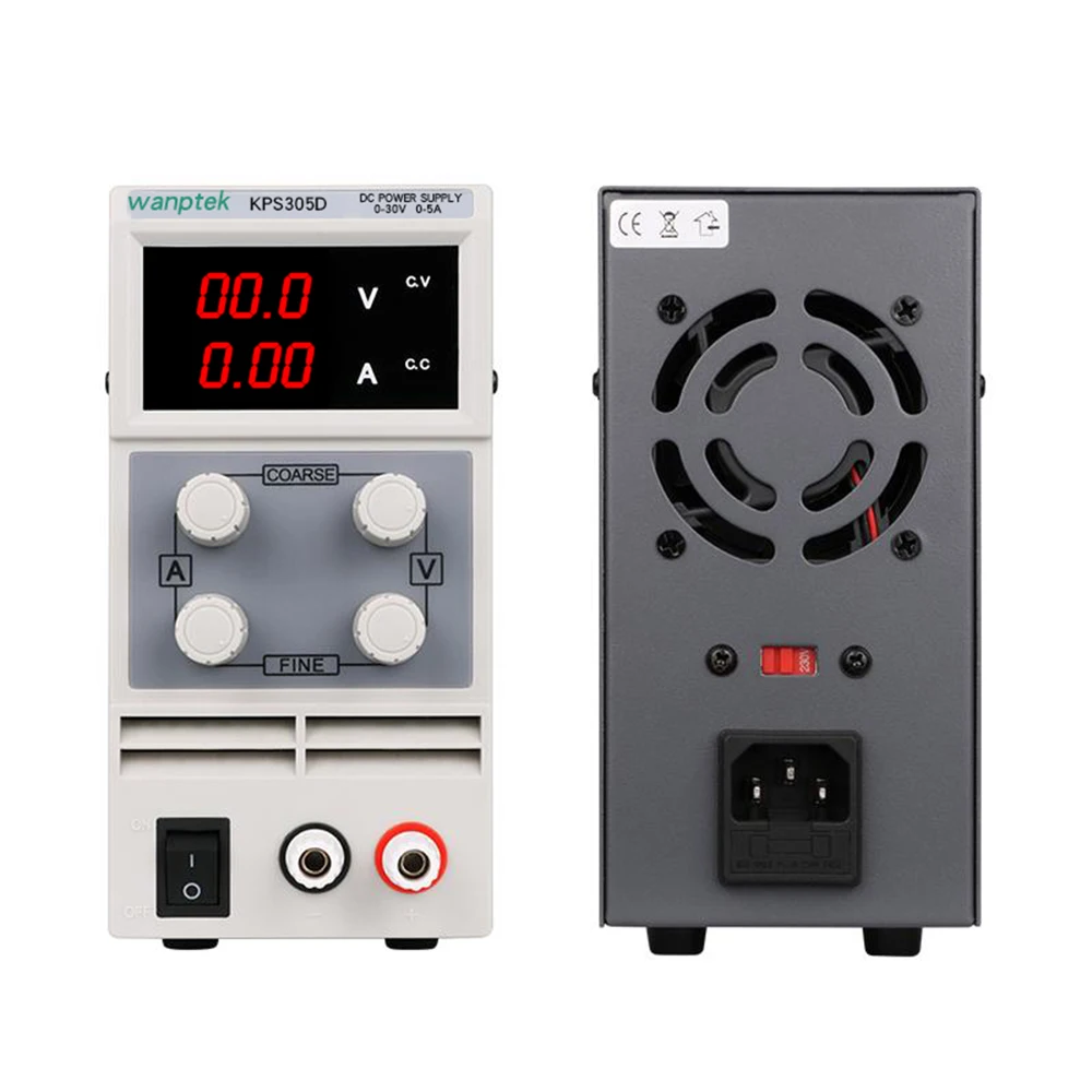 

Voltage Regulators KPS305D Adjustable Precision LED Display 30V 5A Switch DC Power Supply