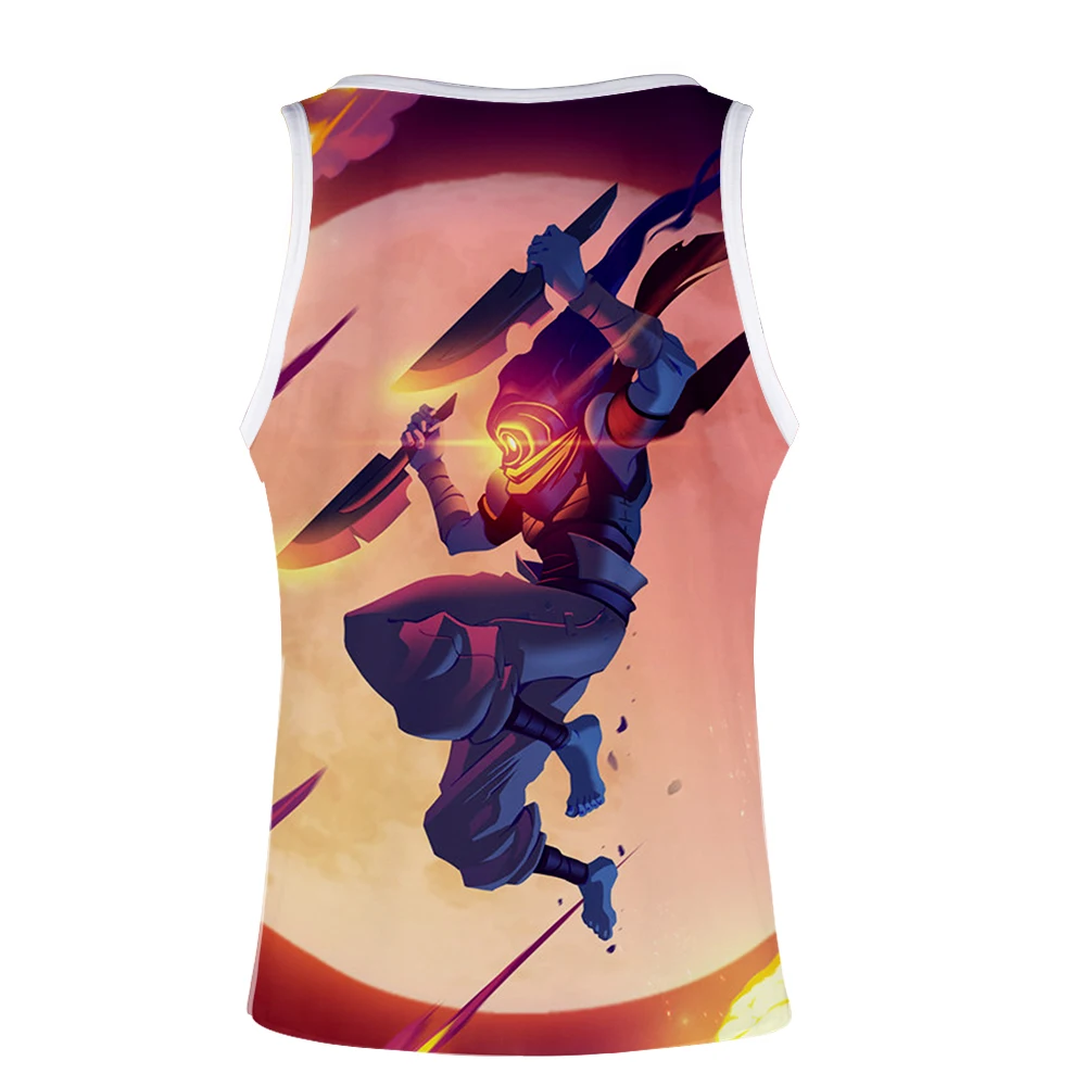 Dead Cells жилет Топ уличный стиль Мода Лето Без Рукавов бег Печать Новинка Топ Роскошный Harajuku Hokage