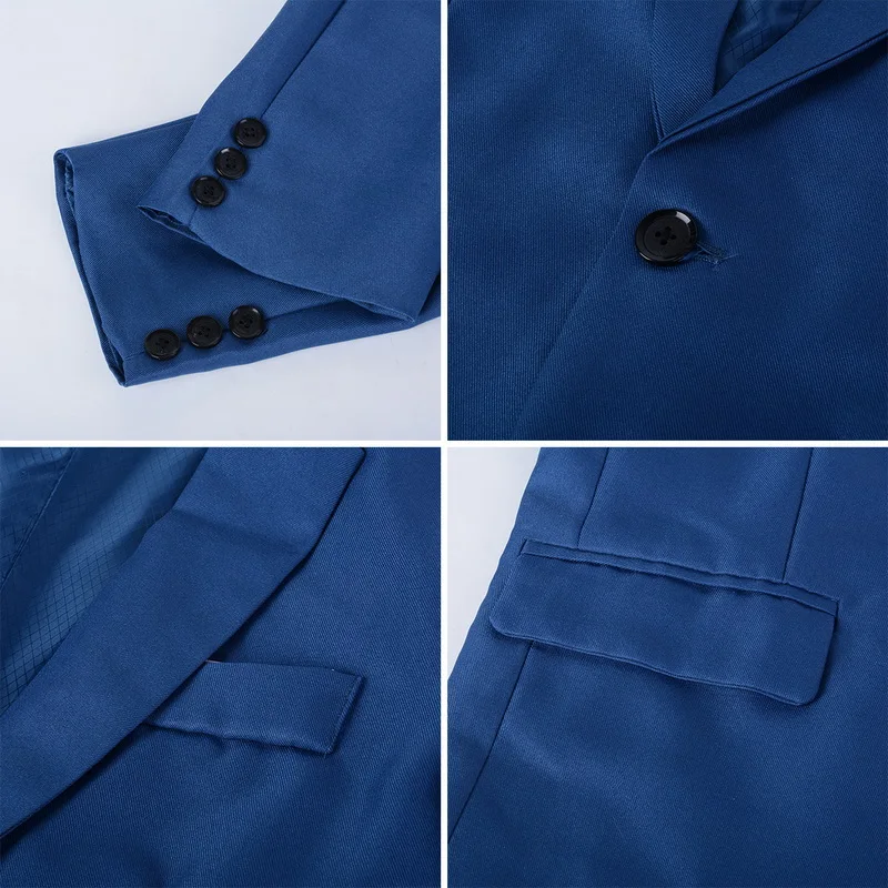 MJARTORIA Лидер продаж мужской Корейский приталенный хлопковый Блейзер пиджак черный синий размера плюс S до 4XL мужские блейзеры мужские свадебные пальто