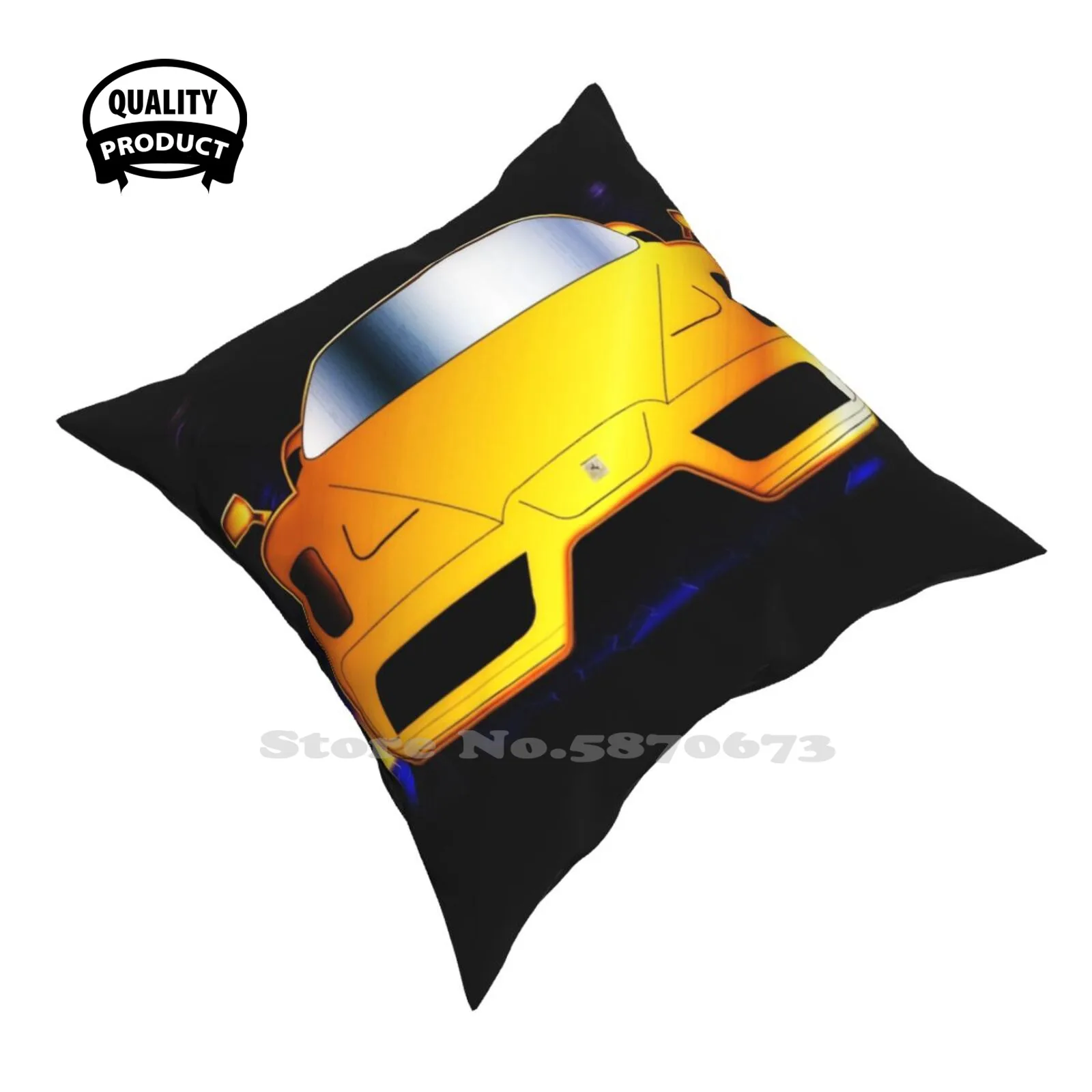 Enzo Rocker Home Sofa Car Waist Throw Federa Car Auto Automobile Ferrari Race Speed Luxury Race Car Exotic