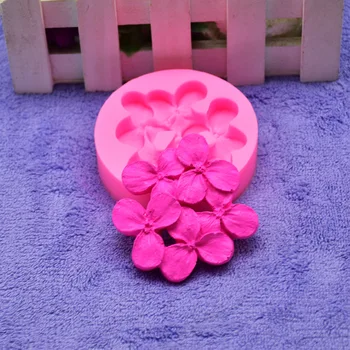

DIY Baking Hydrangea Chocolate Model Cake Fondant Mould Liquid Silicone Mould silicone mold flower mold